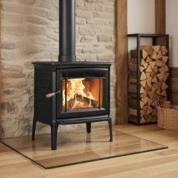 Liatinové kachle SHELBURNE čierna farba Obrázok pre Liatinové kachle SHELBURNE čierna farba