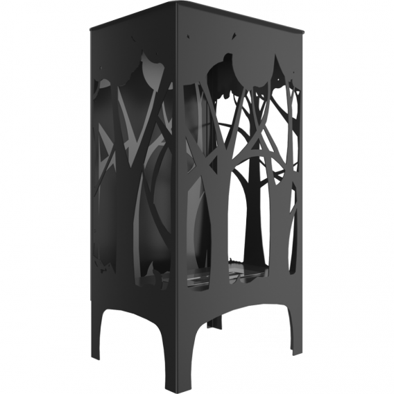 Obrázok pre Voľne stojaci biokrb FOXTROT čierny 360x290mm