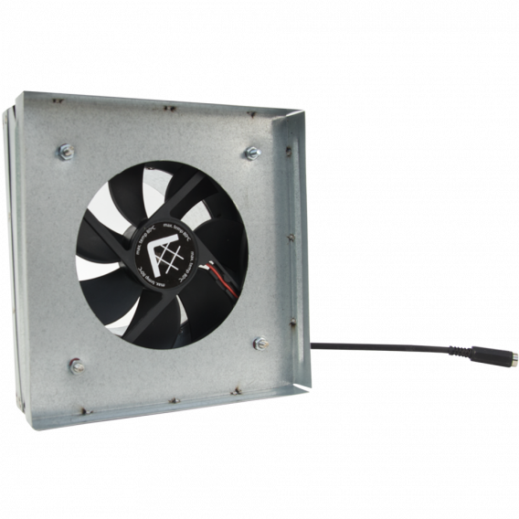 Obrázok pre Spojka na mriežku s ventilátorom 17x17/125 KSW s čidlom