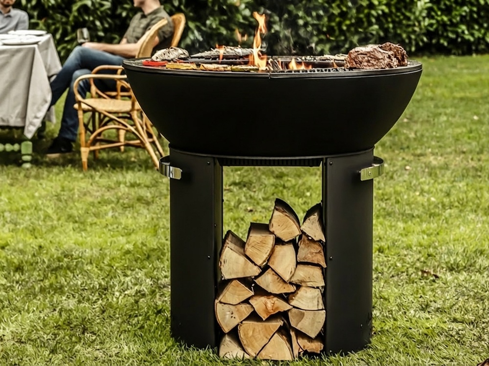 záhradné ohniská s grilom