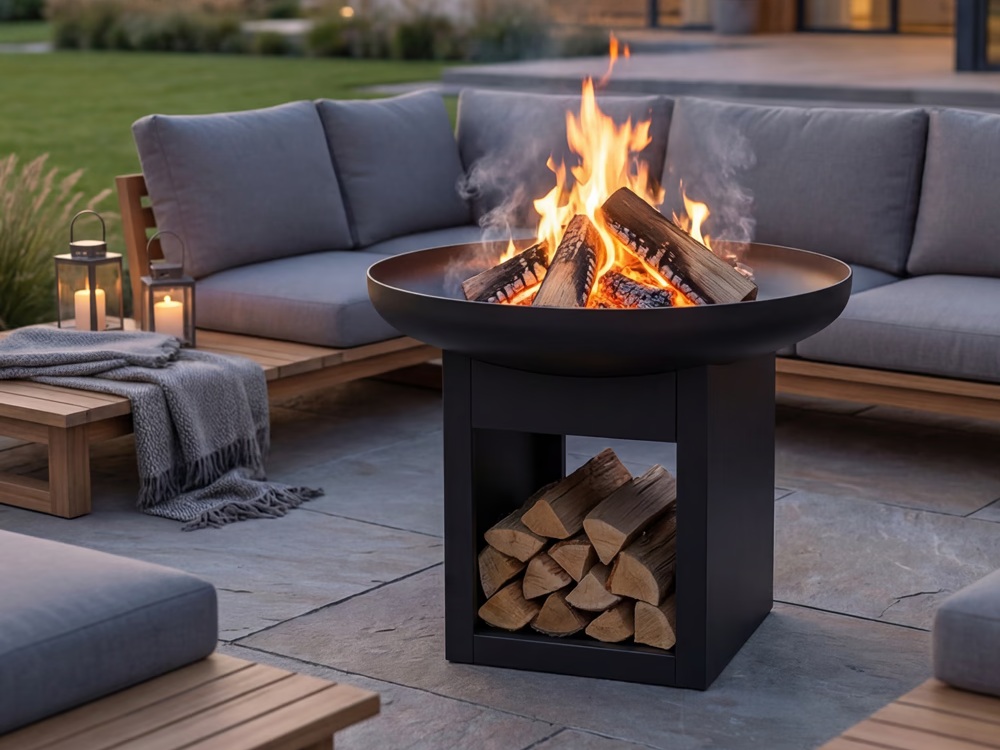 záhradné ohniská bez grilu