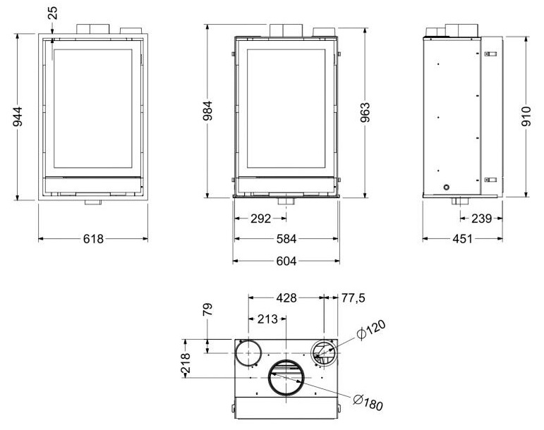 Technick&yacute; v&yacute;kres krbovej vložky NIQH 33 Nestor Martin s rozmermi