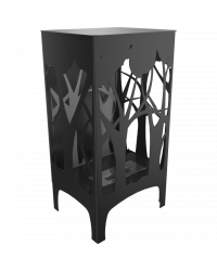 Voľne stojaci biokrb FOXTROT čierny 360x290mm Obrázok pre Voľne stojaci biokrb FOXTROT čierny 360x290mm