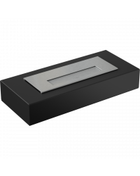 Voľne stojaci biokrb INDIA čierny 490x85mm Obrázok pre Voľne stojaci biokrb INDIA čierny 490x85mm