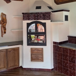 Obrázok pre Krbová vložka ARANDA s rúrou na pečenie