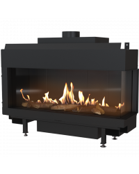 Plynová krbová vložka LEO 100 pravé presklenie Obrázok pre Plynová krbová vložka LEO 100 pravé presklenie