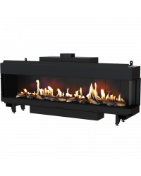 Plynová krbová vložka LEO 200 pravé presklenie Obrázok pre Plynová krbová vložka LEO 200 pravé presklenie