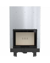 Obrázok pre Teplovodná krbová vložka MBM 12 s výsuvným otváraním dvierok a dochladzovacou špirálou