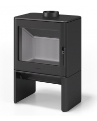 Liatinové kachle E-40 s ohniskom z bielej liatiny Obrázok pre Liatinové kachle E-40 s ohniskom z bielej liatiny