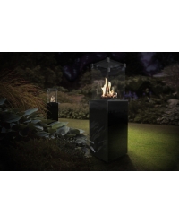 Obrázok pre Plynový ohrievač PATIO s čiernymi oceľovými panelmi - manuálne ovládanie