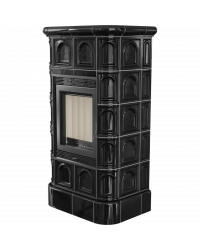 Kachľová pec BLANKA 8 čierna Obrázok pre Kachľová pec BLANKA 8 čierna