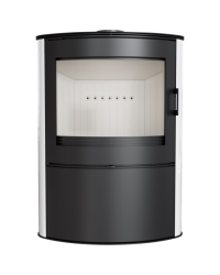 Krbové kachle KOZA AB 2 s bielymi kachľovými panelmi Obrázok pre Krbové kachle KOZA AB 2 s bielymi kachľovými panelmi