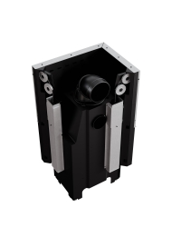 Obrázok pre Krbová vložka VN 610/430 ľavé presklenie s výsuvným otváraním dvierok