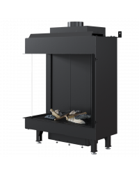 Plynová krbová vložka LEO 76/62 ľavé presklenie Obrázok pre Plynová krbová vložka LEO 76/62 ľavé presklenie