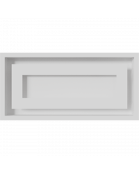 Mriežka WIND 22x45 biela Obrázok pre Mriežka WIND 22x45 biela