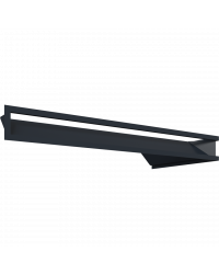 Obrázok pre Rohová mriežka LUFT 800x400x90 ľavá grafitová 45S SF - plytká