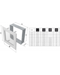 Obrázok pre Mriežka 22x30 medená s klapkou