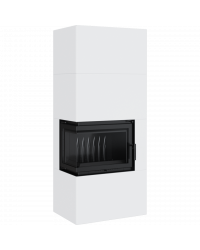 Obrázok pre Modulárny krb SIMPLE 8 BOX biely ľavé presklenie