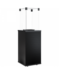 Obrázok pre Plynový ohrievač PATIO s čiernymi sklenenými - pikovými panelmi - manuálne ovládanie