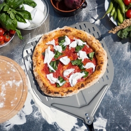 Obrázok pre Lopatka na pizzu ALFA - L - nastaviteľná Ø 35 cm