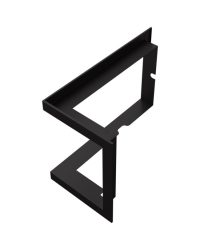 Obrázok pre Montážny rámik 90° pre krbové vložky ZIBI 11 pravé presklenie  