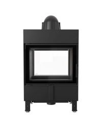 Krbová vložka LUCY 12 tunelové presklenie s čiernym ohniskom Obrázok pre Krbová vložka LUCY 12 tunelové presklenie s čiernym ohniskom