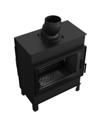 Krbová vložka LUCY 14 tunelové presklenie s čiernym ohniskom Obrázok pre Krbová vložka LUCY 14 tunelové presklenie s čiernym ohniskom