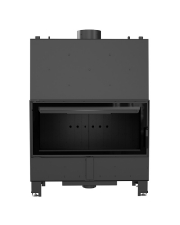 Obrázok pre Teplovodná krbová vložka LUCY 20 s dochladzovacou špirálou s čiernym ohniskom