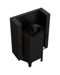 Krbová vložka NADIA 10 s výsuvným otváraním dvierok s čiernym ohniskom Obrázok pre Krbová vložka NADIA 10 s výsuvným otváraním dvierok s čiernym ohniskom