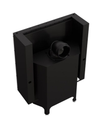 Krbová vložka NADIA 12 s výsuvným otváraním dvierok s čiernym ohniskom Obrázok pre Krbová vložka NADIA 12 s výsuvným otváraním dvierok s čiernym ohniskom