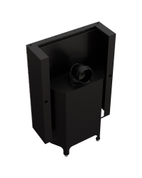 Krbová vložka NADIA 13 s výsuvným otváraním dvierok s čiernym ohniskom Obrázok pre Krbová vložka NADIA 13 s výsuvným otváraním dvierok s čiernym ohniskom