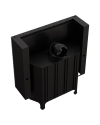 Krbová vložka NADIA 14 s výsuvným otváraním dvierok s čiernym ohniskom Obrázok pre Krbová vložka NADIA 14 s výsuvným otváraním dvierok s čiernym ohniskom