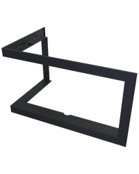 Montážny rámik 90°- 70mm pre krbové vložky NADIA 14 G ľavé presklenie Obrázok pre Montážny rámik 90°- 70mm pre krbové vložky NADIA 14 G ľavé presklenie