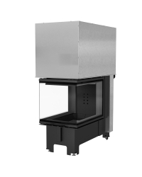 Krbová vložka NBU 11 trojstranné presklenie s čiernym ohniskom Obrázok pre Krbová vložka NBU 11 trojstranné presklenie s čiernym ohniskom