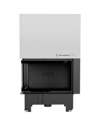 Krbová vložka VN 810/410 ľavé presklenie s výsuvným otváraním dvierok s čiernym ohniskom Obrázok pre Krbová vložka VN 810/410 ľavé presklenie s výsuvným otváraním dvierok s čiernym ohniskom