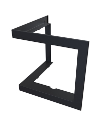 Montážny rámik 90°- 70mm pre krbové vložky VN 480/480 ľavé presklenie Obrázok pre Montážny rámik 90°- 70mm pre krbové vložky VN 480/480 ľavé presklenie