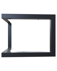 Montážny rámik 90°- 70mm pre krbové vložky VN 700/480 ľavé presklenie Obrázok pre Montážny rámik 90°- 70mm pre krbové vložky VN 700/480 ľavé presklenie