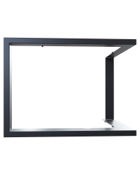 Montážny rámik 90°- 35mm pre krbové vložky VN 700/480 pravé presklenie Obrázok pre Montážny rámik 90°- 35mm pre krbové vložky VN 700/480 pravé presklenie