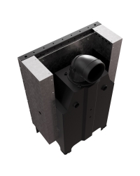 Obrázok pre Krbová vložka MBM 10 s výsuvným otváraním dvierok s čiernym ohniskom 