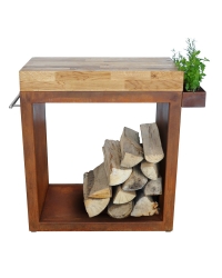 Veľký stolík 80x45x91 - corten Obrázok pre Veľký stolík 80x45x91 - corten