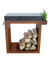 Veľký stolík 80x45x91 - corten Obrázok pre Veľký stolík 80x45x91 - corten