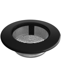 Obrázok pre Mriežka okrúhla Ø 125 čierna 