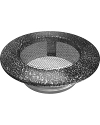 Obrázok pre Mriežka okrúhla Ø 125 čierno-strieborná 