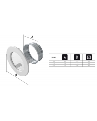 Obrázok pre Mriežka okrúhla Ø 150 medená