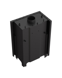 Obrázok pre Teplovodná krbová vložka MBO 15 BS ľavé presklenie s dochladzovacou špirálou s čiernym ohniskom