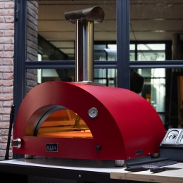 Obrázok pre Pizza pec MODERNO 2 hybrid - antique red