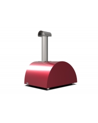 Pizza pec MODERNO 5 na drevo - antique red Obrázok pre Pizza pec MODERNO 5 na drevo - antique red
