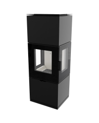 Krbové kachle INGA 8 s trojstranným presklením Obrázok pre Krbové kachle INGA 8 s trojstranným presklením