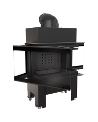 Krbová vložka NBC 7 trojstranné presklenie s čiernym ohniskom s bočným otváraním Obrázok pre Krbová vložka NBC 7 trojstranné presklenie s čiernym ohniskom s bočným otváraním