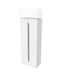 Voľne stojaci biokrb ROMEO biely 359x1136mm Obrázok pre Voľne stojaci biokrb ROMEO biely 359x1136mm